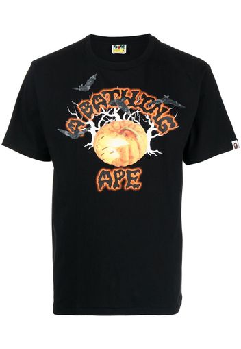 A BATHING APE® graphic-print cotton T-shirt - Nero