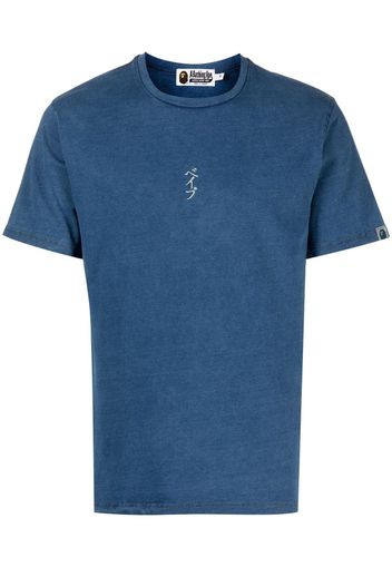 A BATHING APE® T-shirt con ricamo - Blu