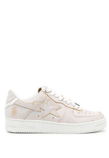 A BATHING APE® logo-patch low-top sneakers - Rosa