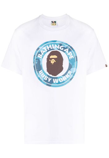 A BATHING APE® Busy Works cotton T-shirt - Bianco