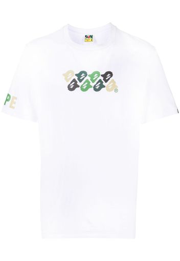 A BATHING APE® T-shirt con stampa - Bianco