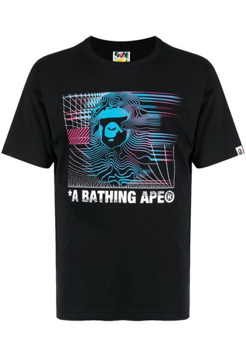 A BATHING APE® T-shirt con stampa grafica - Nero
