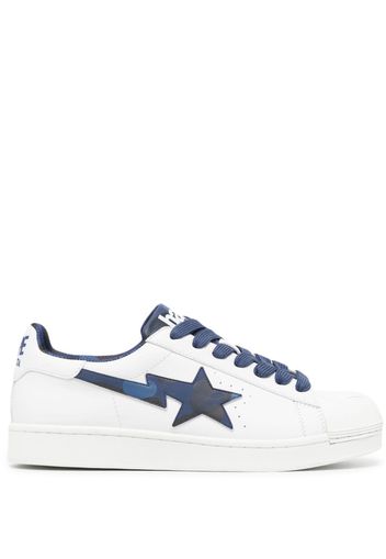 A BATHING APE® Skull STA logo-print sneakers - Blu