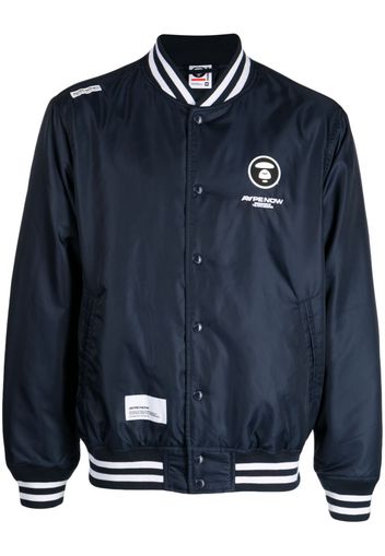 A BATHING APE® Bomber con stampa - Blu