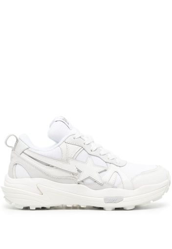 A BATHING APE® chunky-sole lace-up sneakers - Bianco