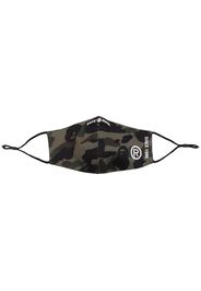 A BATHING APE® camouflage-print face mask - Verde