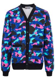 A BATHING APE® camouflage-print cardigan - Viola