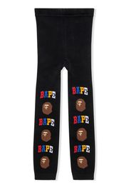 A BATHING APE® Leggings Ape Head - Nero