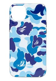 Saint Laurent Custodia per AirPods con stampa - Nero® abstract-print Iphone 14 Pro case - Blu