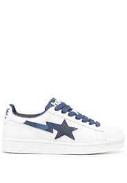 A BATHING APE® Skull STA logo-print sneakers - Bianco