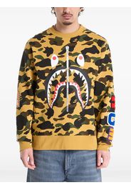 A BATHING APE® Camo Shark sweatshirt - Giallo