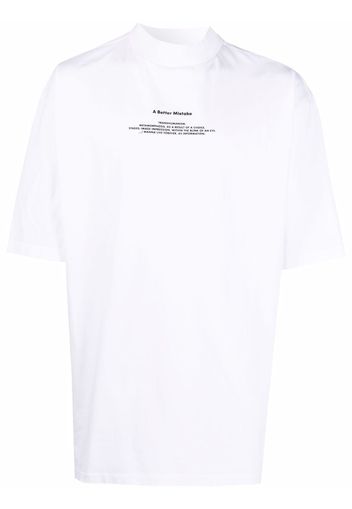 A BETTER MISTAKE T-shirt con stampa - Bianco