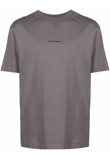 A BETTER MISTAKE T-shirt Essential con stampa - Grigio