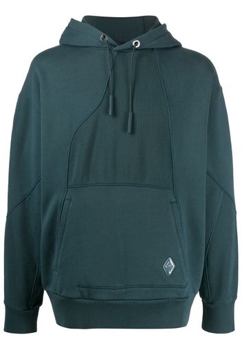 embroidered logo hoodie