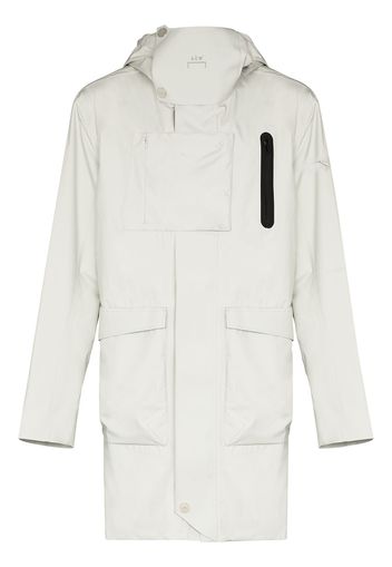 A-COLD-WALL* concealed-fastening hooded jacket - Toni neutri