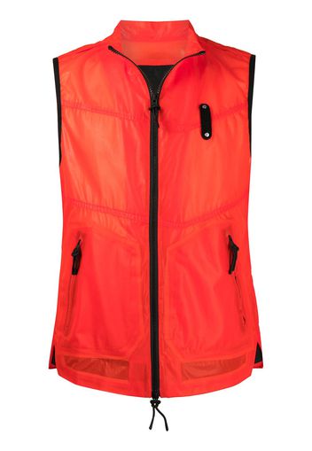 A-COLD-WALL* Gilet con zip Trellick - Arancione