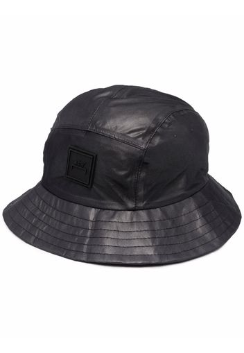 A-COLD-WALL* logo-patch bucket hat - Nero