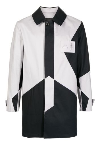 A-COLD-WALL* x Mackintosh geometric panelled jacket - Grigio