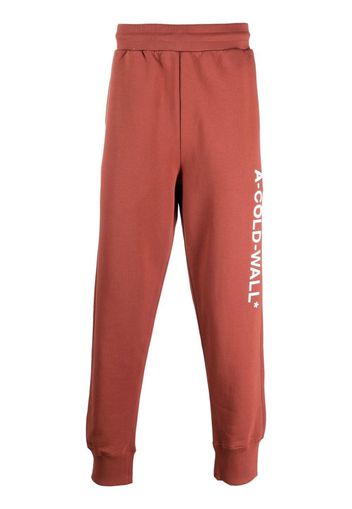 A-COLD-WALL* Essential logo-print track pants - Rosso