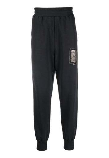 A-COLD-WALL* Foil Grid track pants - Nero