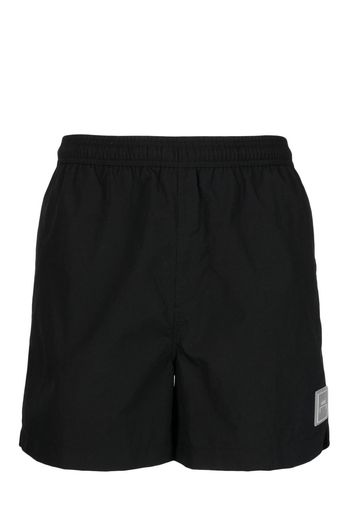 A-COLD-WALL* logo-patch swim shorts - Nero