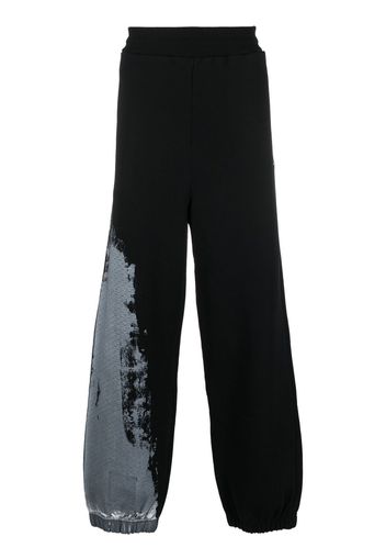 A-COLD-WALL* abstract-print track pants - Nero