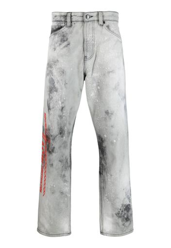 A-COLD-WALL* Site bleach-effect jeans - Grigio