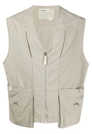 v-neck gilet