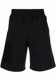 A-COLD-WALL* logo-embroidered cotton shorts - Nero