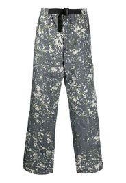 A-COLD-WALL* abstract-print straight-leg trousers - Grigio