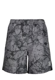 A-COLD-WALL* logo-patch swim shorts - Grigio