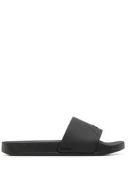 A-COLD-WALL* embossed-logo open-toe slides - Nero