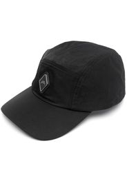 A-COLD-WALL* panelled logo-plaque cap - Nero