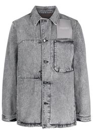 A-COLD-WALL* Giacca denim con stampa - Nero