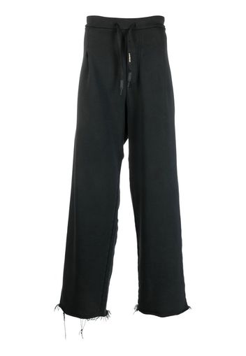 a paper kid logo-patch track pants - Nero