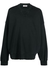 a paper kid slouchy cotton sweatshirt - Nero