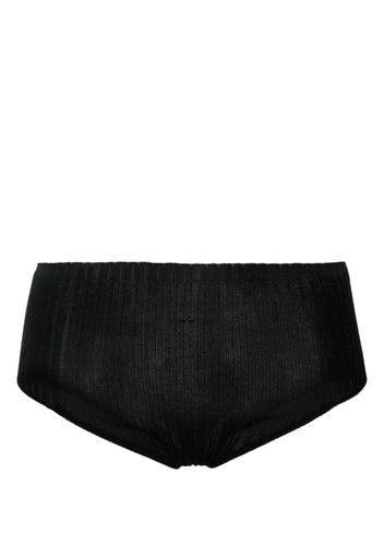 A. ROEGE HOVE ribbed knitted briefs - Nero