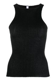 A. ROEGE HOVE Emma high-neck ribbed tank top - Nero