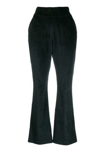 high-waisted trousers