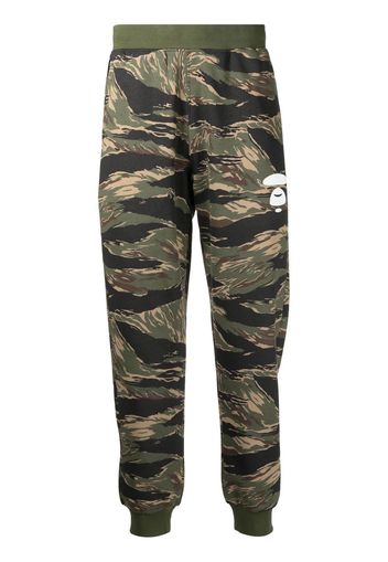 AAPE BY *A BATHING APE® camouflage-print cotton track pants - Multicolore