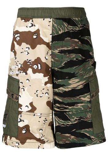 AAPE BY *A BATHING APE® BAPE camouflage cargo shorts - Verde