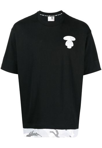 AAPE BY *A BATHING APE® AAPE Unvs shark-camouflage t-shirt - Nero