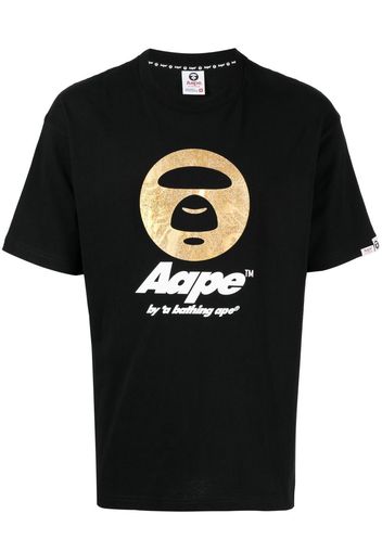 AAPE BY *A BATHING APE® T-shirt con stampa - Nero
