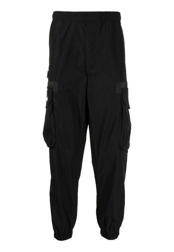 AAPE BY *A BATHING APE® Pantaloni affusolati con vita elasticizzata - Nero