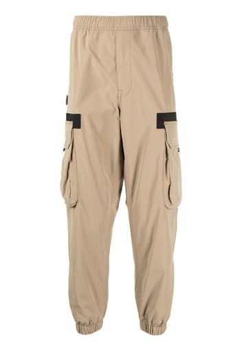 AAPE BY *A BATHING APE® Pantaloni affusolati con vita elasticizzata - Marrone