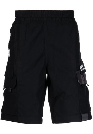 AAPE BY *A BATHING APE® logo-patch cargo shorts - Nero