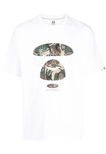 AAPE BY *A BATHING APE® graphic-print cotton T-shirt - Bianco