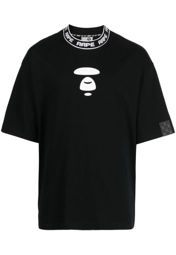 AAPE BY *A BATHING APE® logo-print cotton T-shirt - Nero