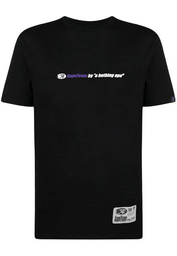 AAPE BY *A BATHING APE® logo-print cotton T-shirt - Nero