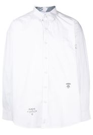 AAPE BY *A BATHING APE® patch button down shirt - Bianco